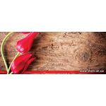 Фотообои Красные тюльпаны и дерево 272